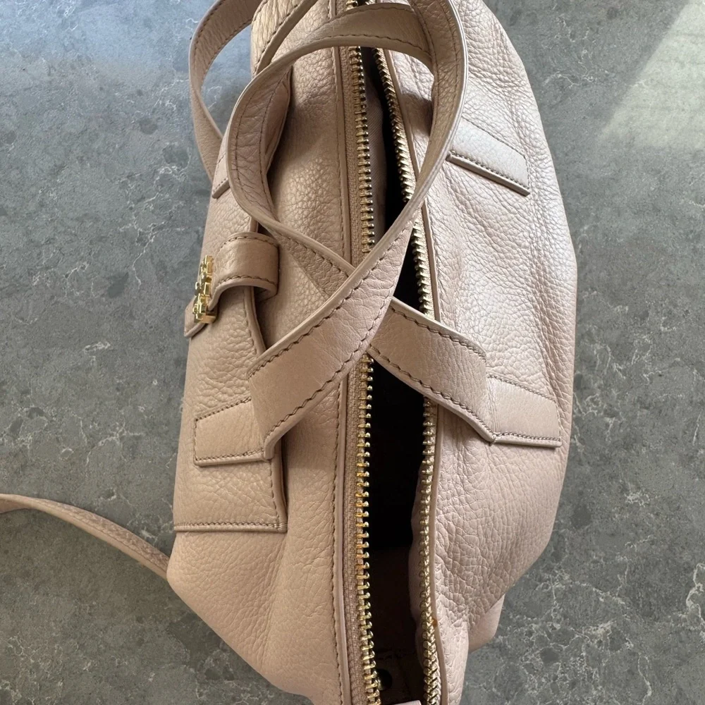 Tory Burch Pale Pink Leather Handbag